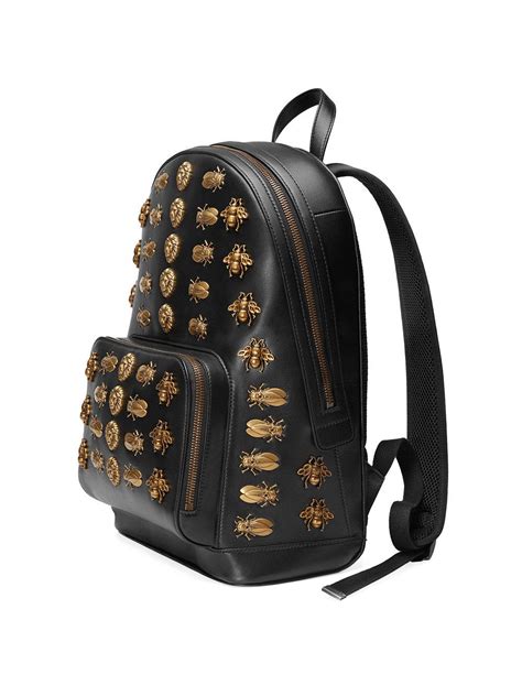 gucci animal stud backpack